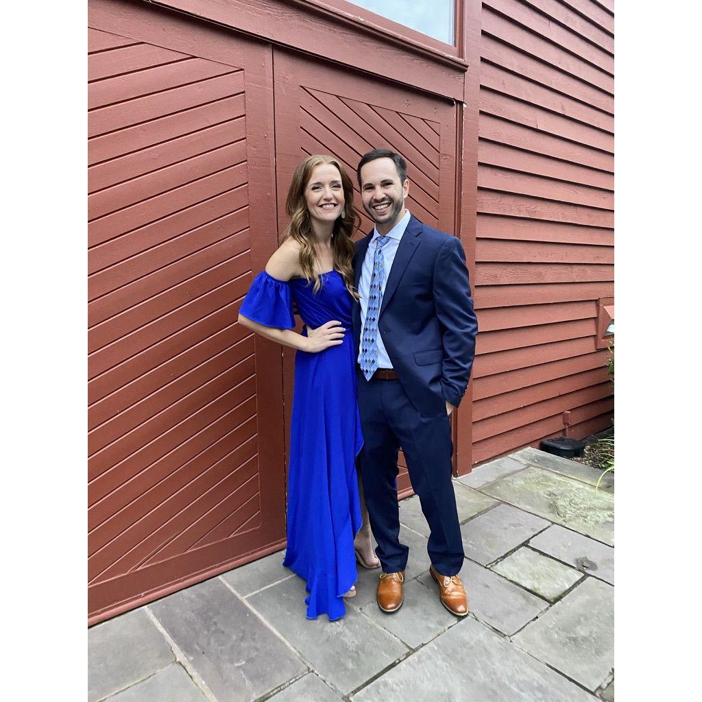 First wedding date at a friend's wedding at Wolf Trap- Vienna, VA