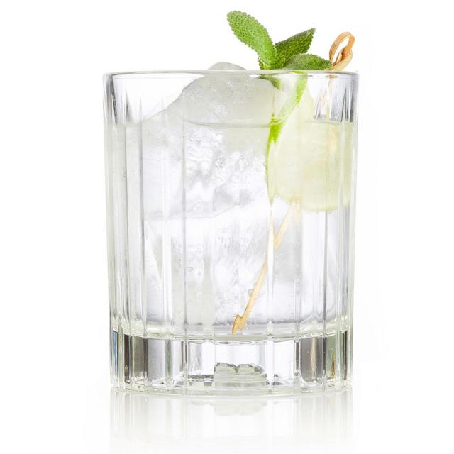 Libbey Flashback Double Old Fashioned Glasses, 12-ounce, Set of 4