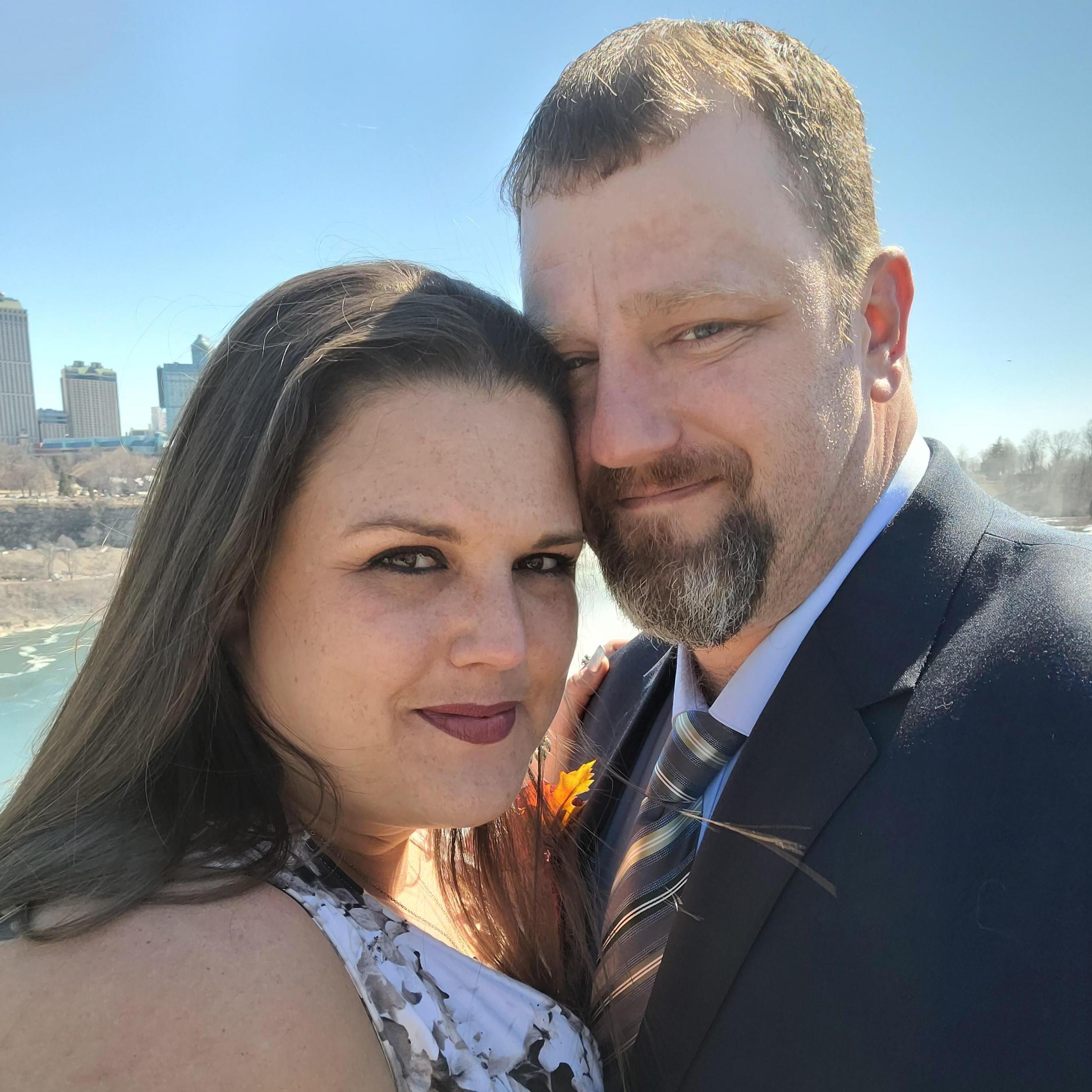 At Niagara Falls for Billy and Cori's wedding! It was a wonderful day!