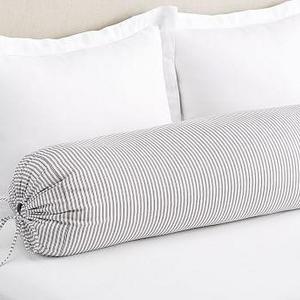The Emily & Meritt Ticking Stripe Bolster Pillow