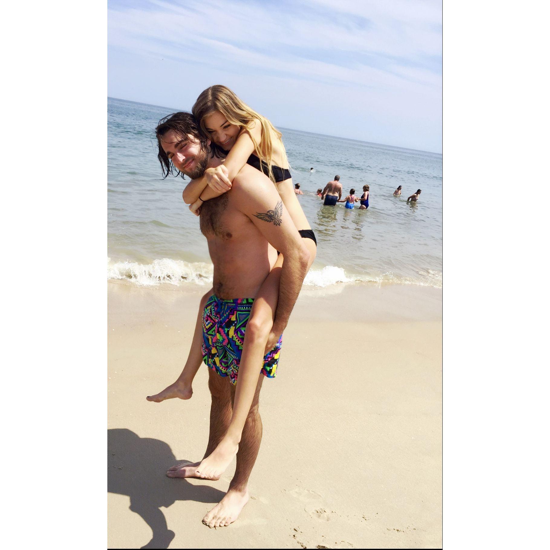 Lindsay & Ben on vacation, Bethany Beach - July 2016