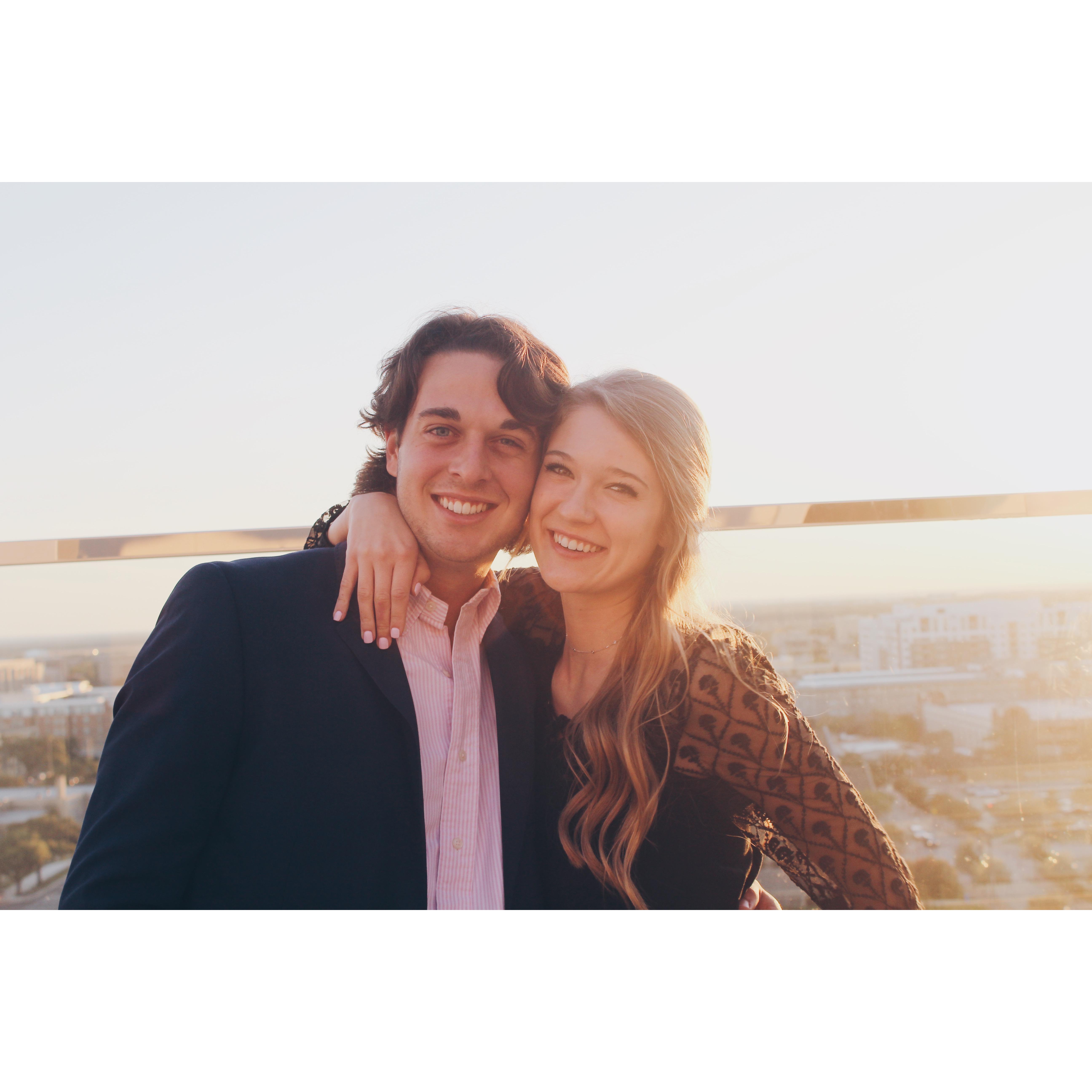 first date party in college!