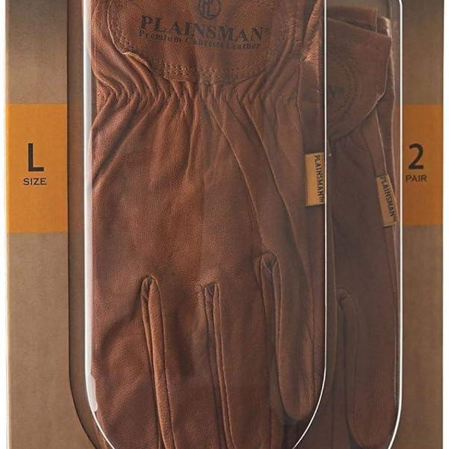 Plainsman Premium Cabretta Leather Gloves (2 Pair) - Large