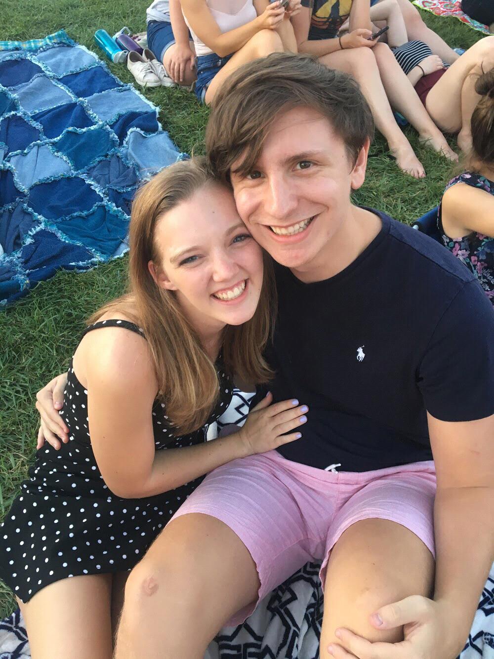 This was taken at our first concert together! We went to see Niall Horan at the Walmart AMP!