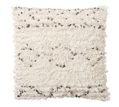 Moroccan Wedding Blanket Pillow Cover, 24" sq.