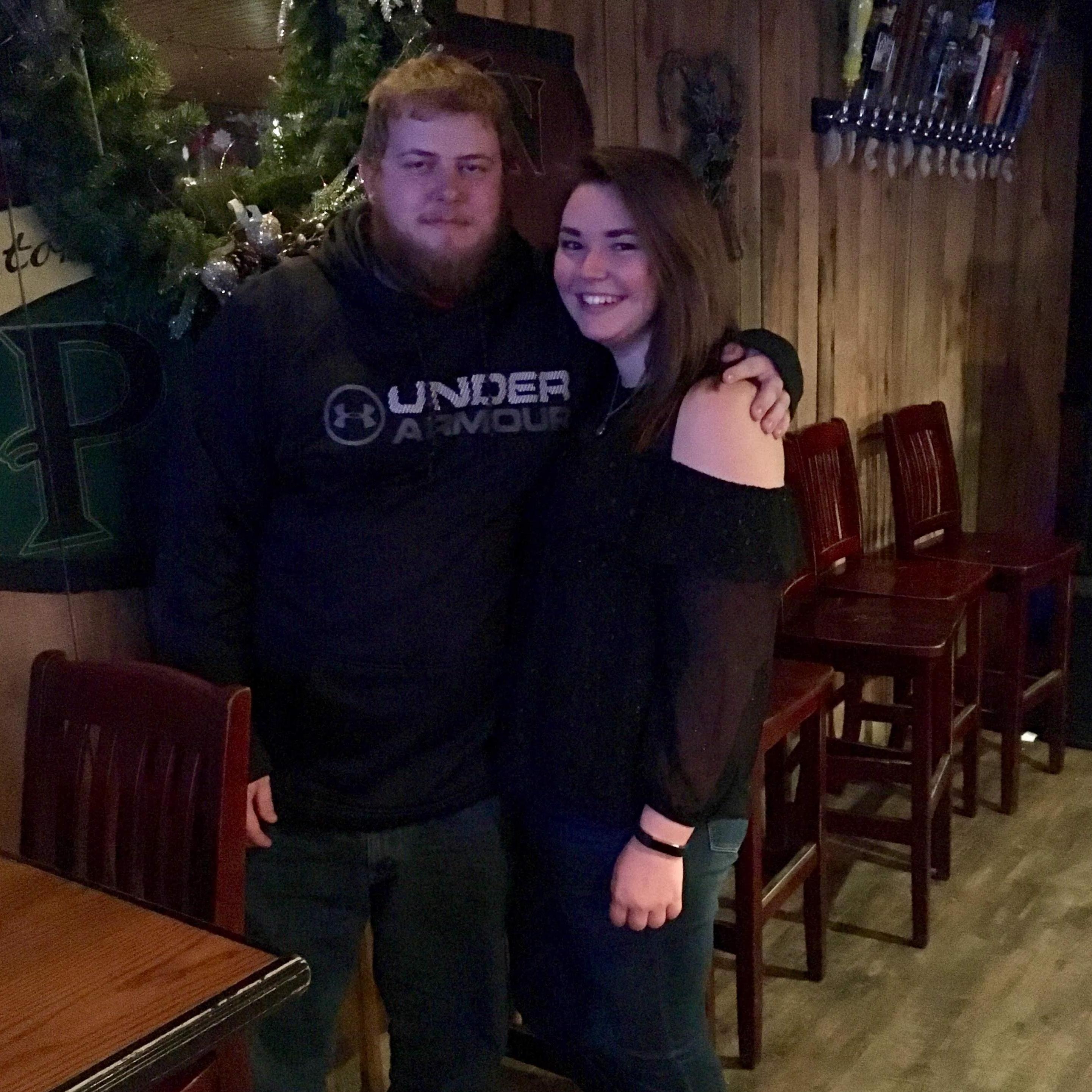 Our first New Year's Eve together and one of our first photos together