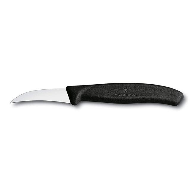 Victorinox Swiss Classic Paring 2½" Shaping Spear Point Blade 5/8" Width at Handle Black, 2.6, Multi