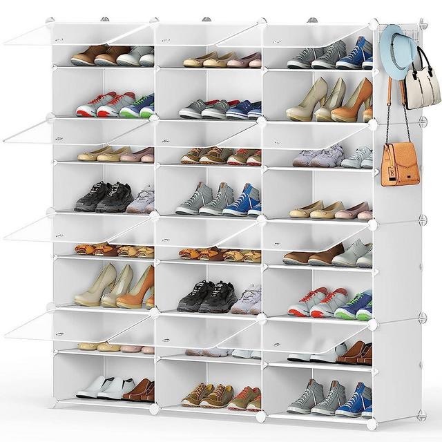 HOMIDEC Shoe Storage, 8-Tier Shoe Rack Organizer for Closet 48 Pair Shoes Shelf Cabinet for Entryway, Bedroom and Hallway