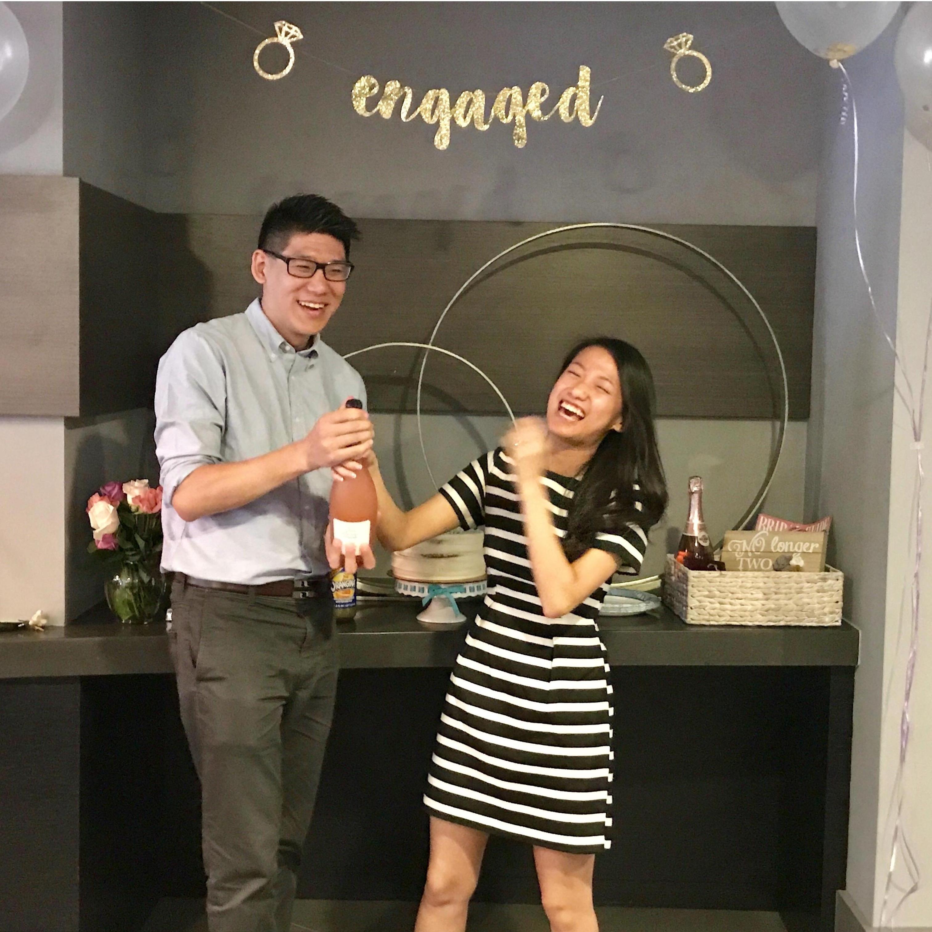 We tried to pop open a bottle of bubbly, only to realize it was a twist cap.