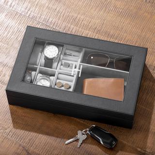 Personalized Vegan Leather Valet Box