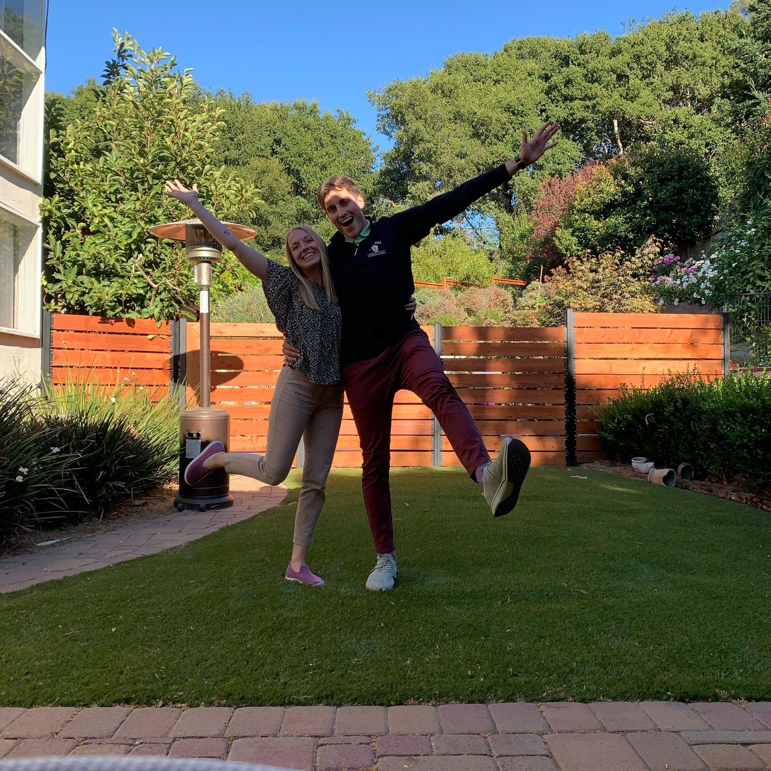 Callie and Ian take their first travel contract in Northern California!