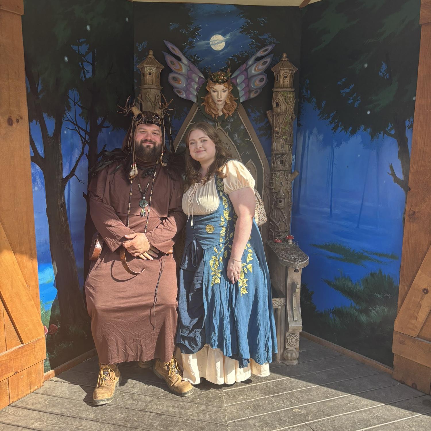 Meg and Dom like to frequent Renn Faires.