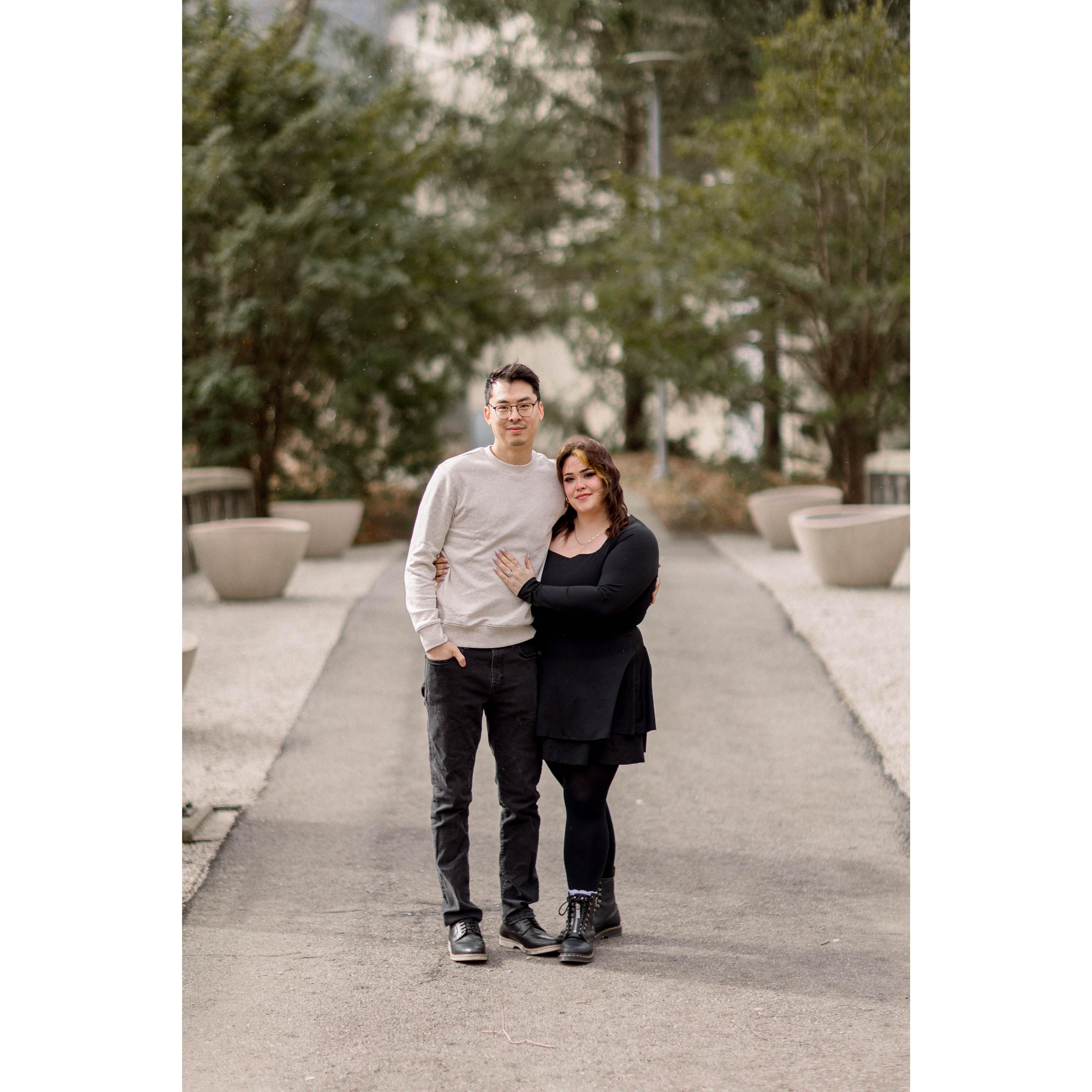 Photos from our engagement session.