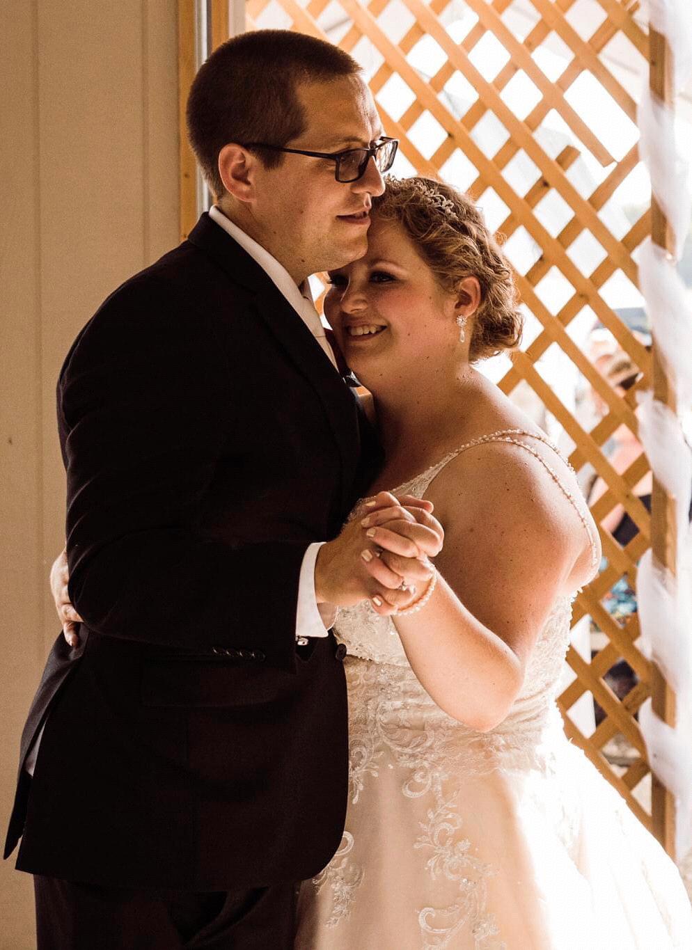 Our first dance as Husband and Wife.