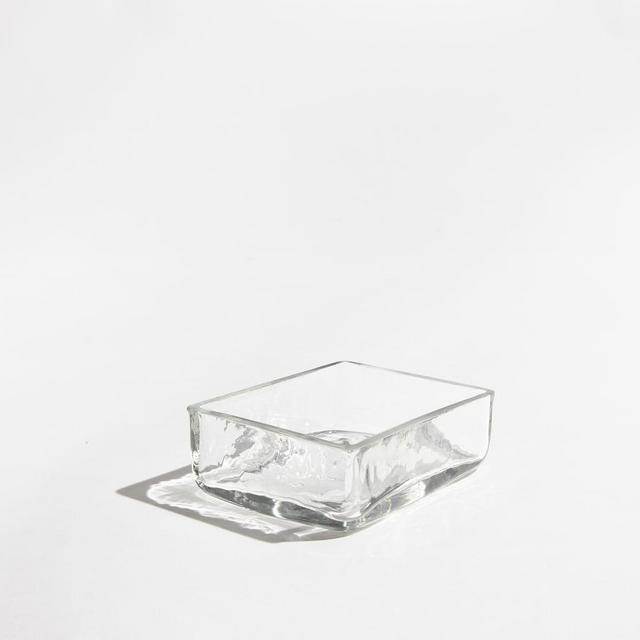 Hammered Glass Soap Dish
