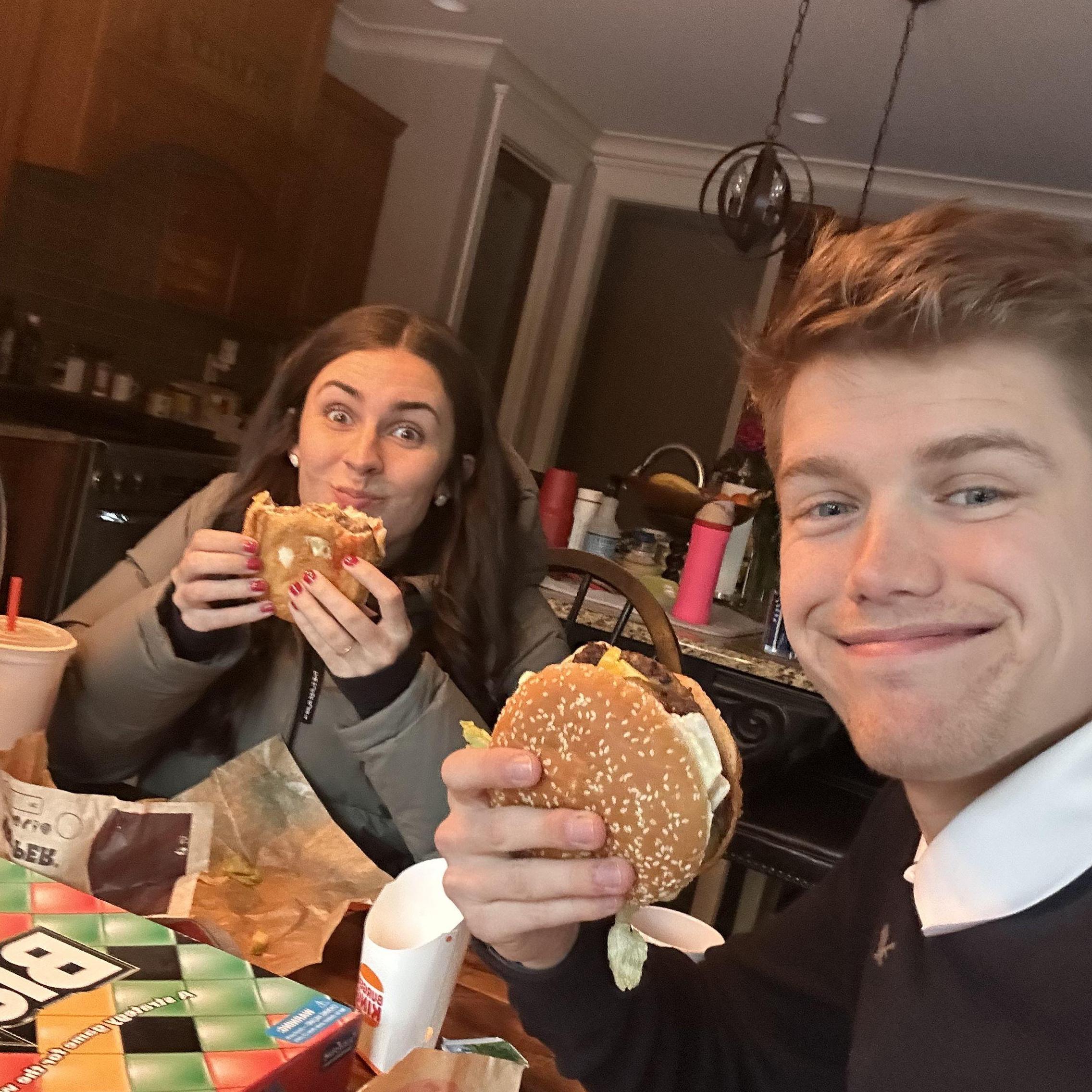 Burger King Whoppers to honor Nana :)