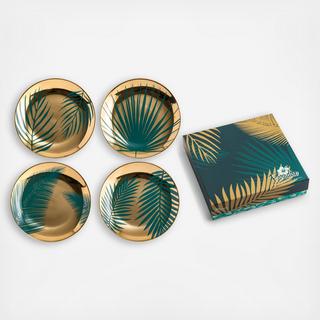 Paradise Botanical Salad Plate, Set of 4