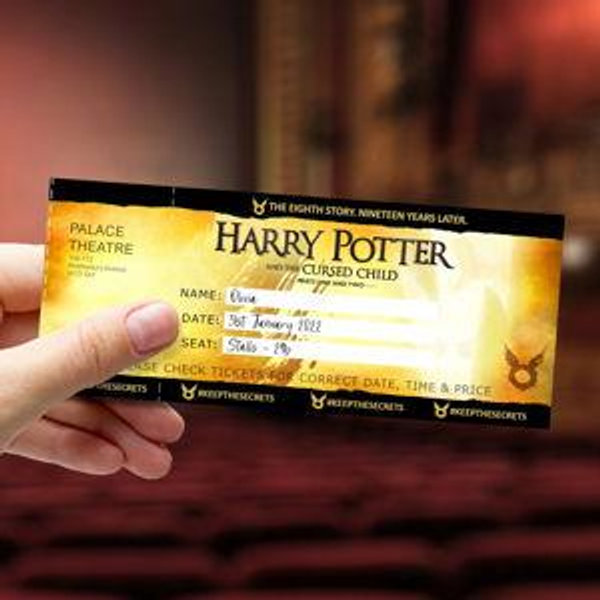Tickets to see Harry Potter and the Cursed Child on Broadway