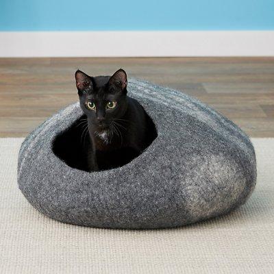 Meowfia Premium Felt Cat Cave Bed