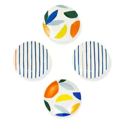 kate spade new york Citrus Twist™ Melamine Tidbit Plates (Set of 4)