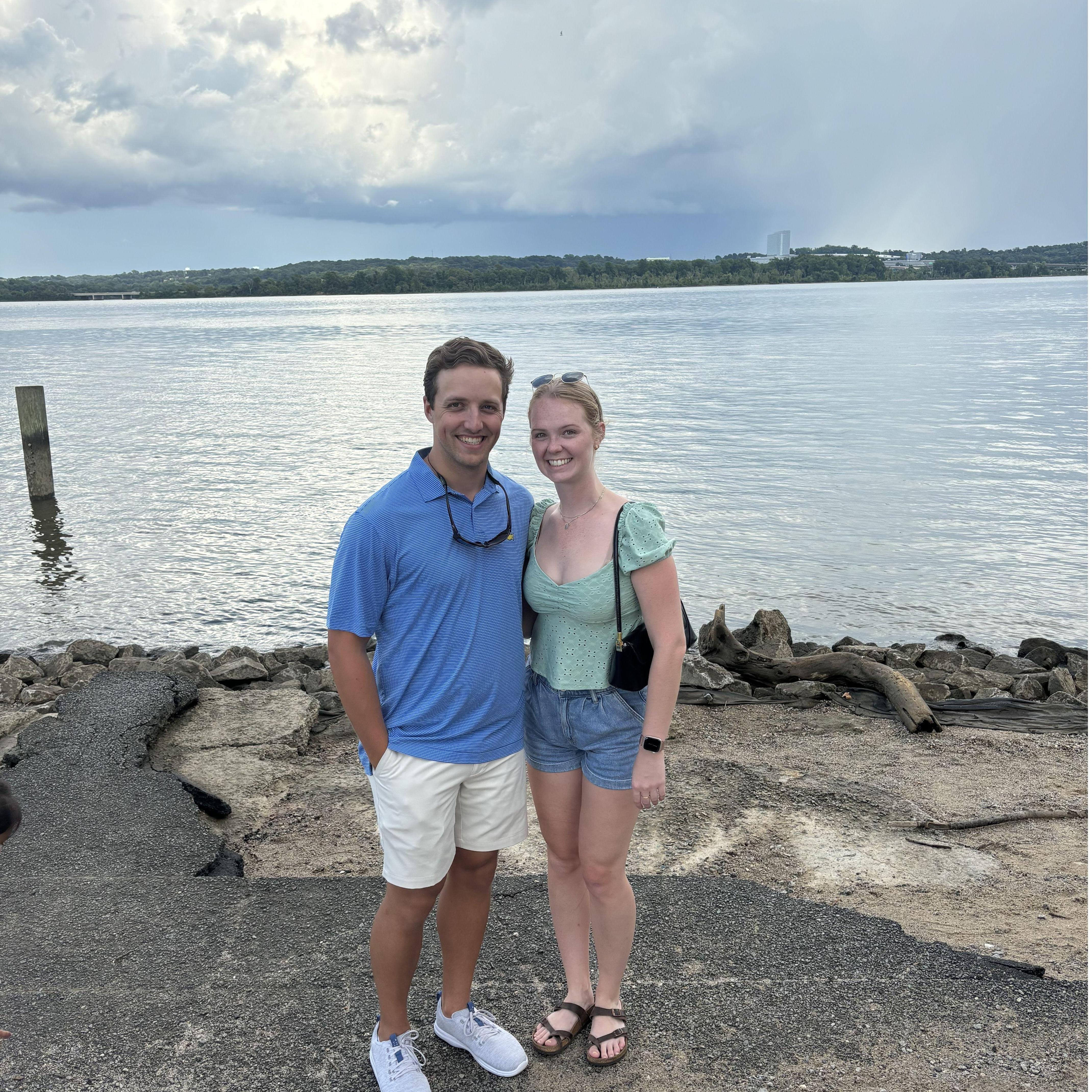 At the Alexandria waterfront