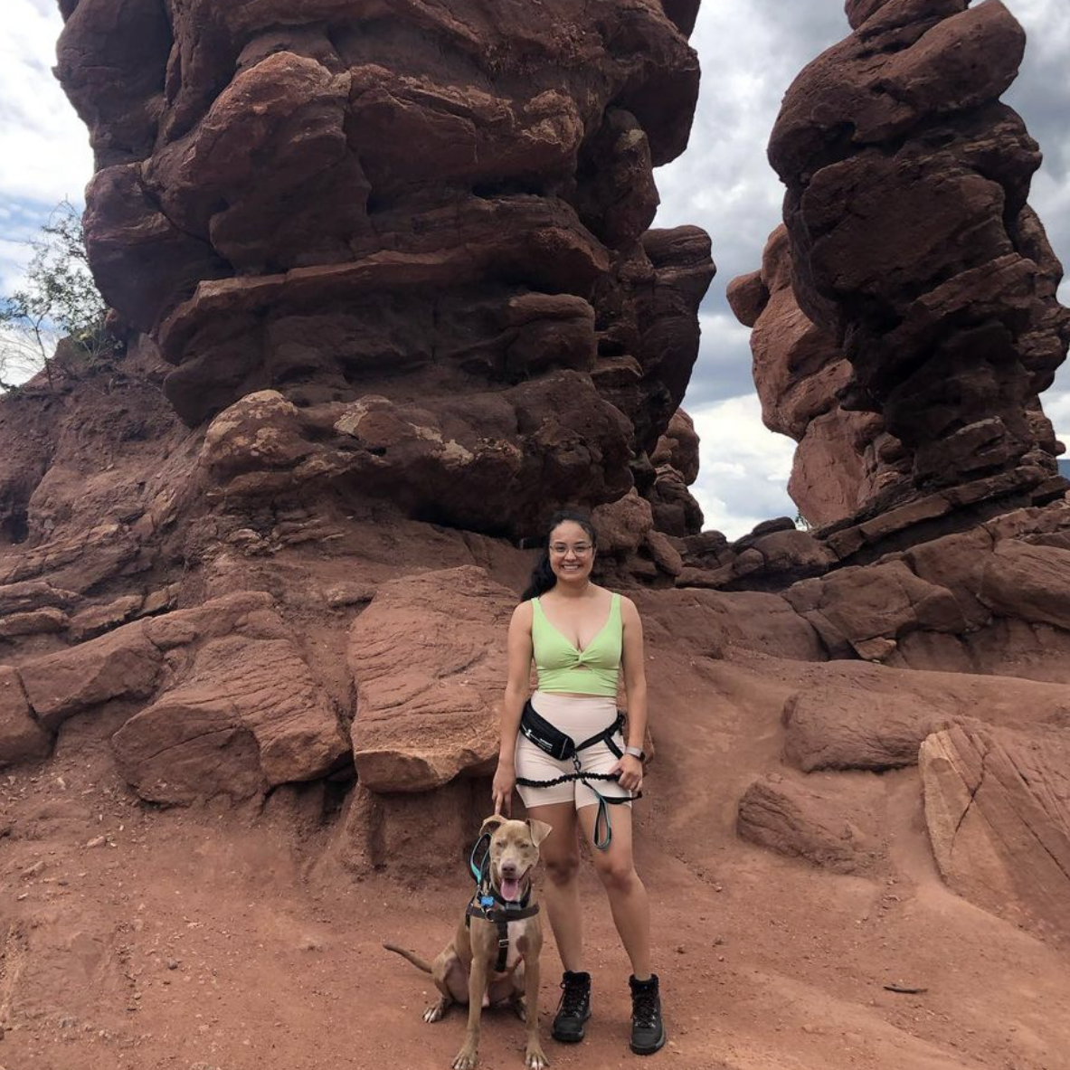 Pluboy's first road trip! He did so well everyone agreed to rename Garden of the Gods,  Garden of the Dogs.
