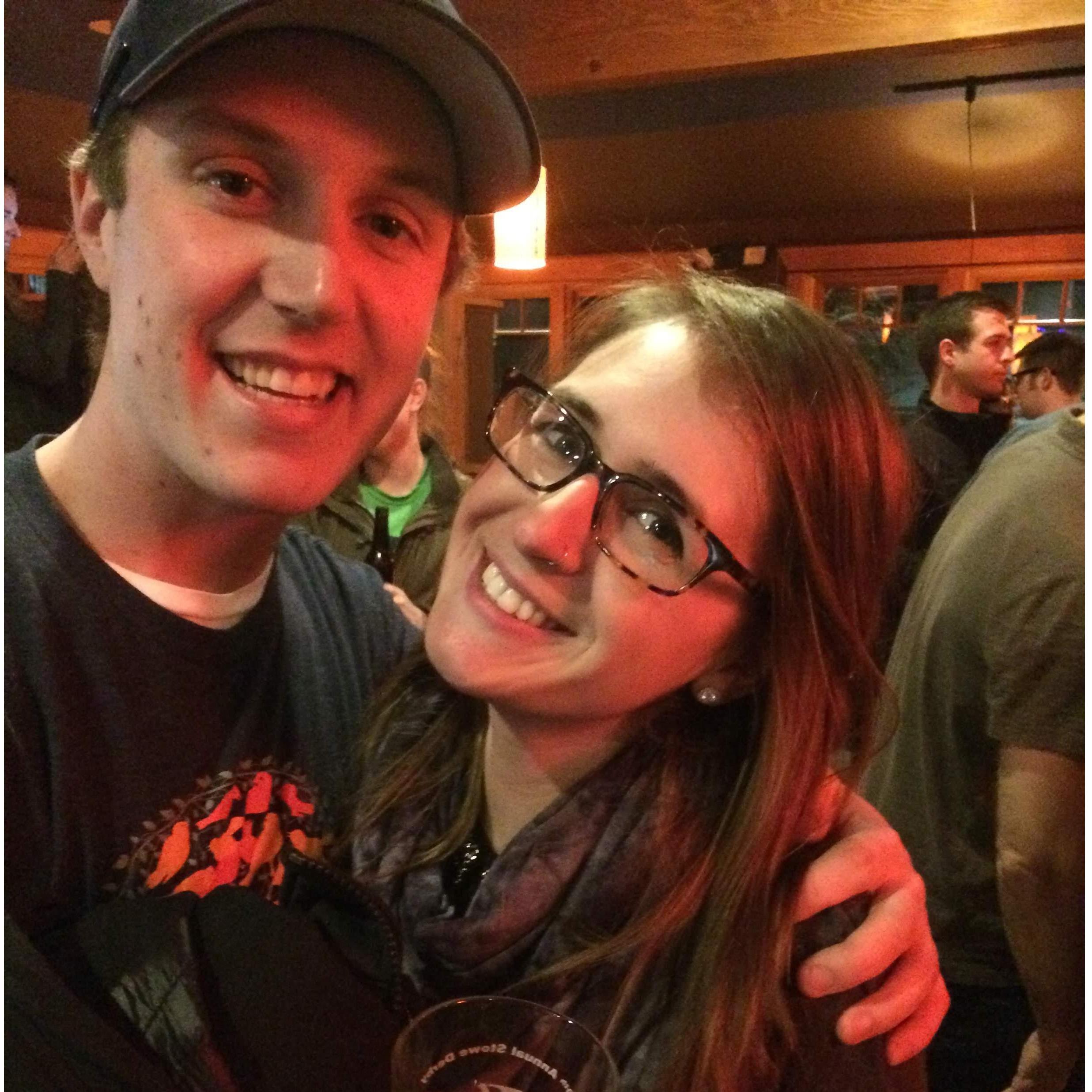 Our first picture together...on our first date!