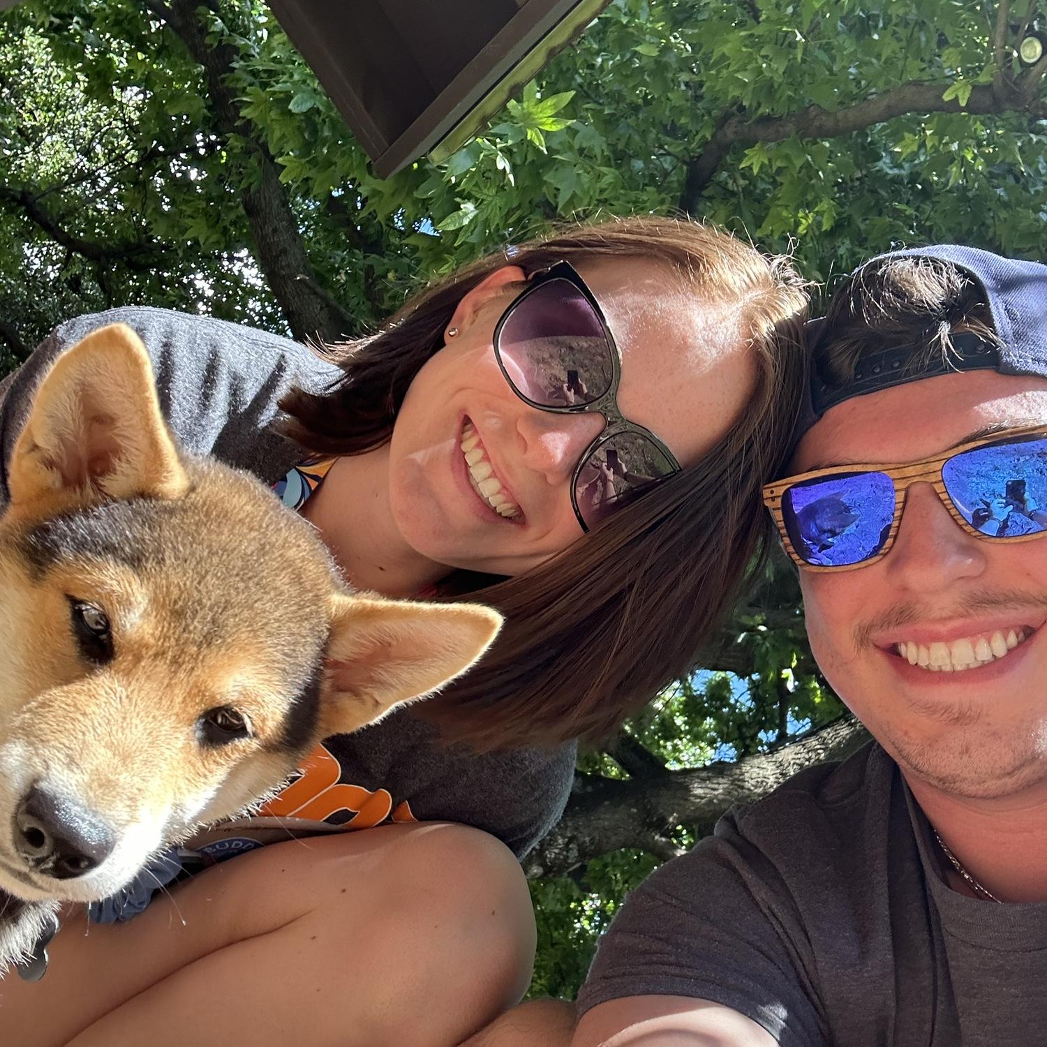 Our first day with Bean! We picked him up at 4:00 in the morning and stayed up all day with him. We were so excited to bring him into our lives!