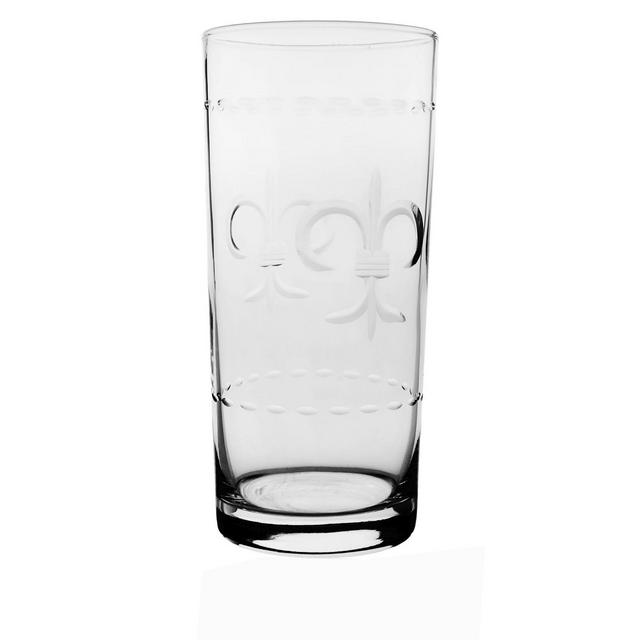 Rolf Glass Fleur De Lis Cooler Highball 15Oz - Set Of 4 Glasses