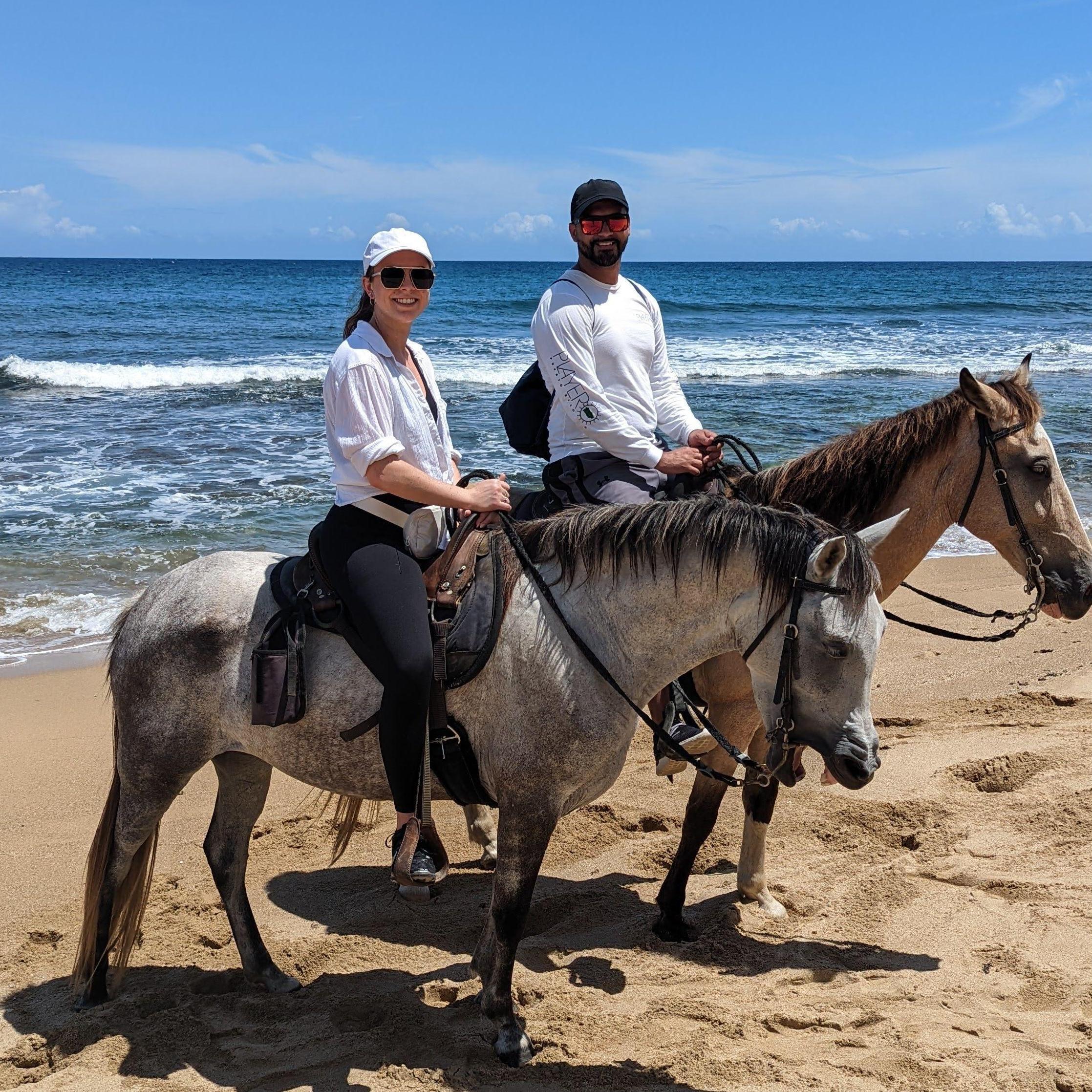 Horseback riding in Rincon! Manny's horse almost killed him and Meghan was clueless for what would happen later that evening.