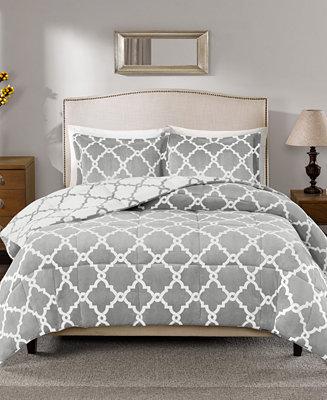 Peyton Reversible 3-Pc. Full/Queen Comforter Set