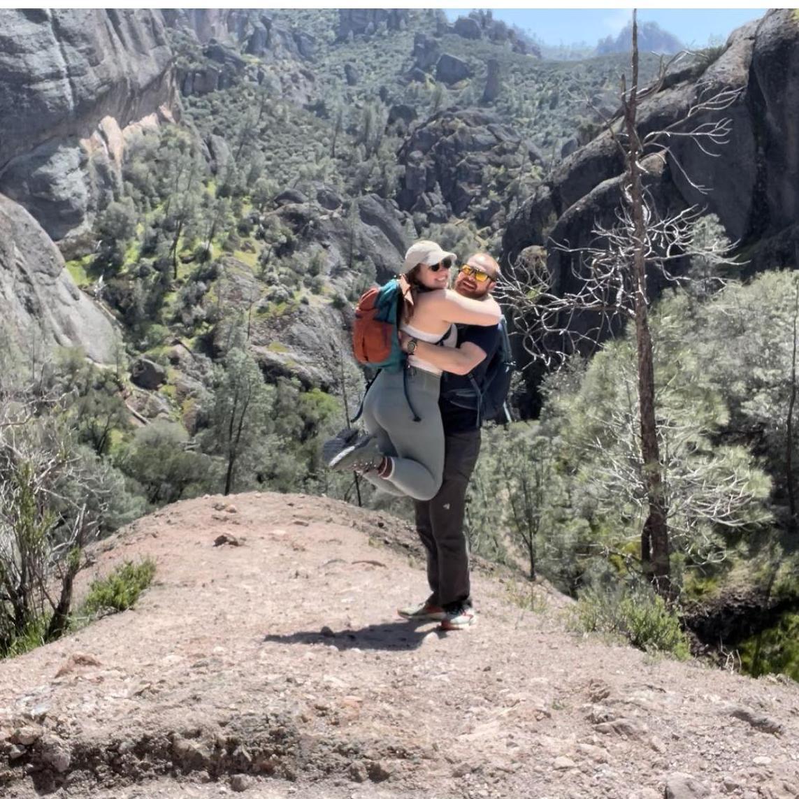 After emerging from the caves at the pinnacles, and before spotting the Condors