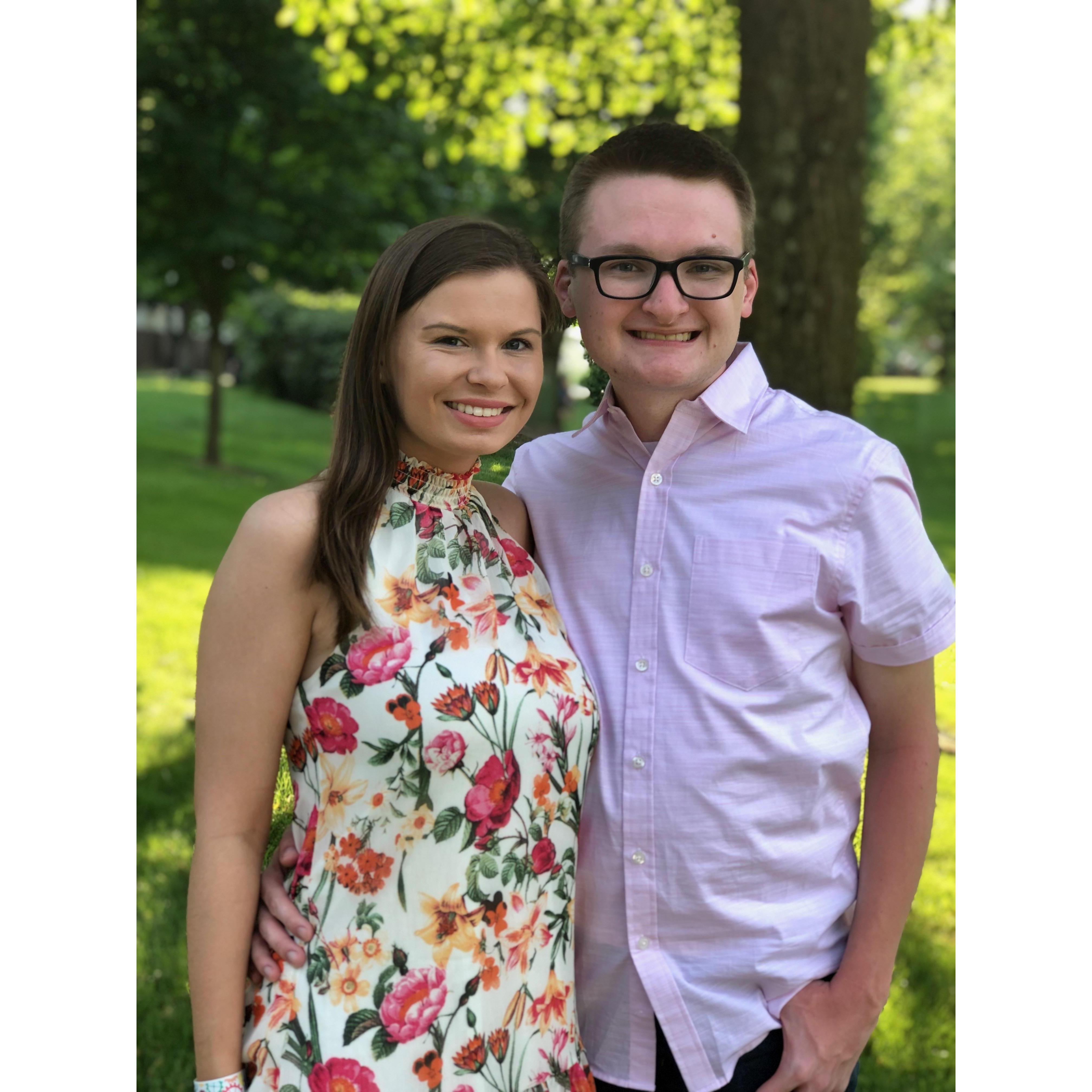 Dory's college honor walk (May 2019)
