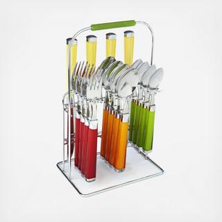 Temptation 16-Piece Flatware Set with Rack, Service for 4