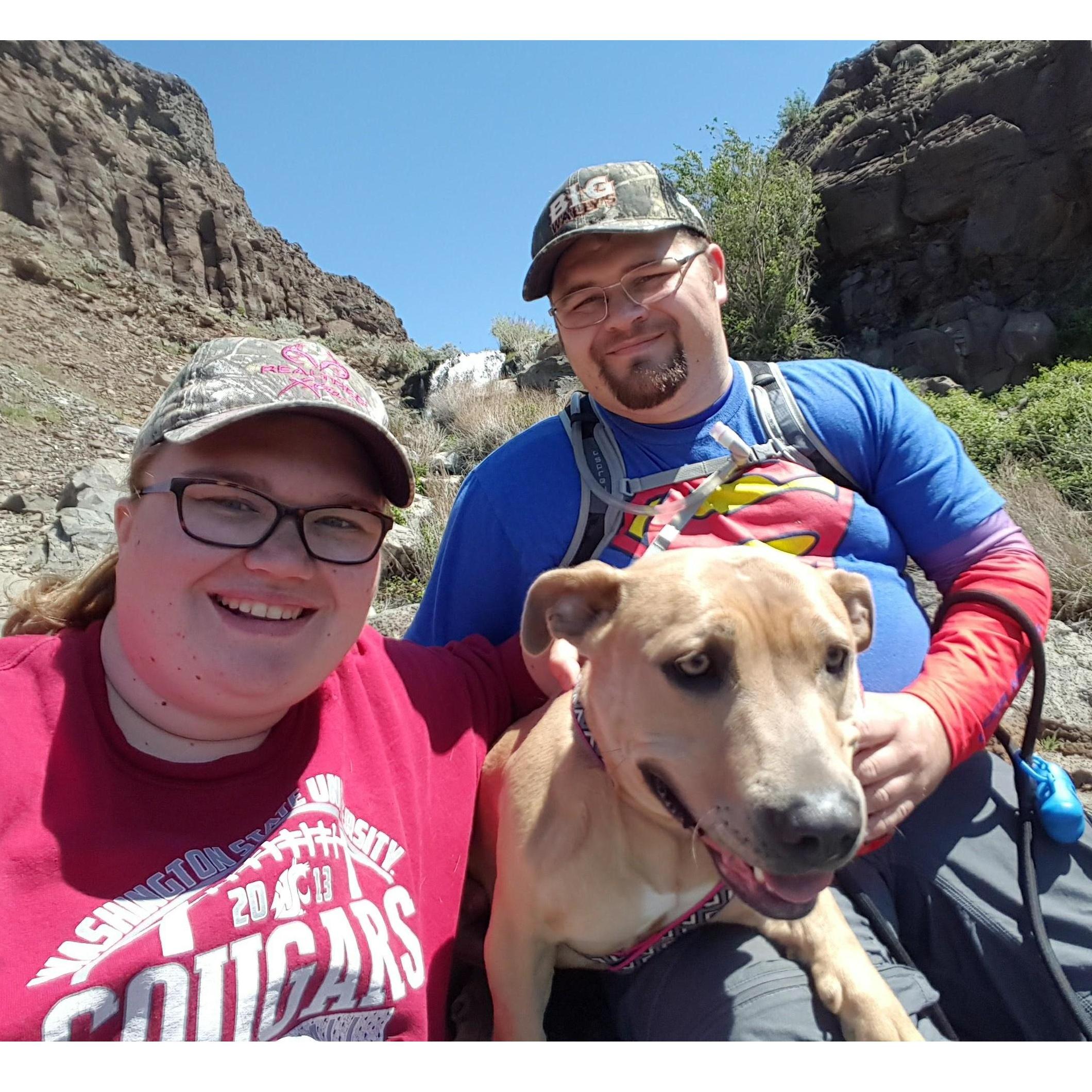 HIking at Ancient Lakes in Quincy, WA