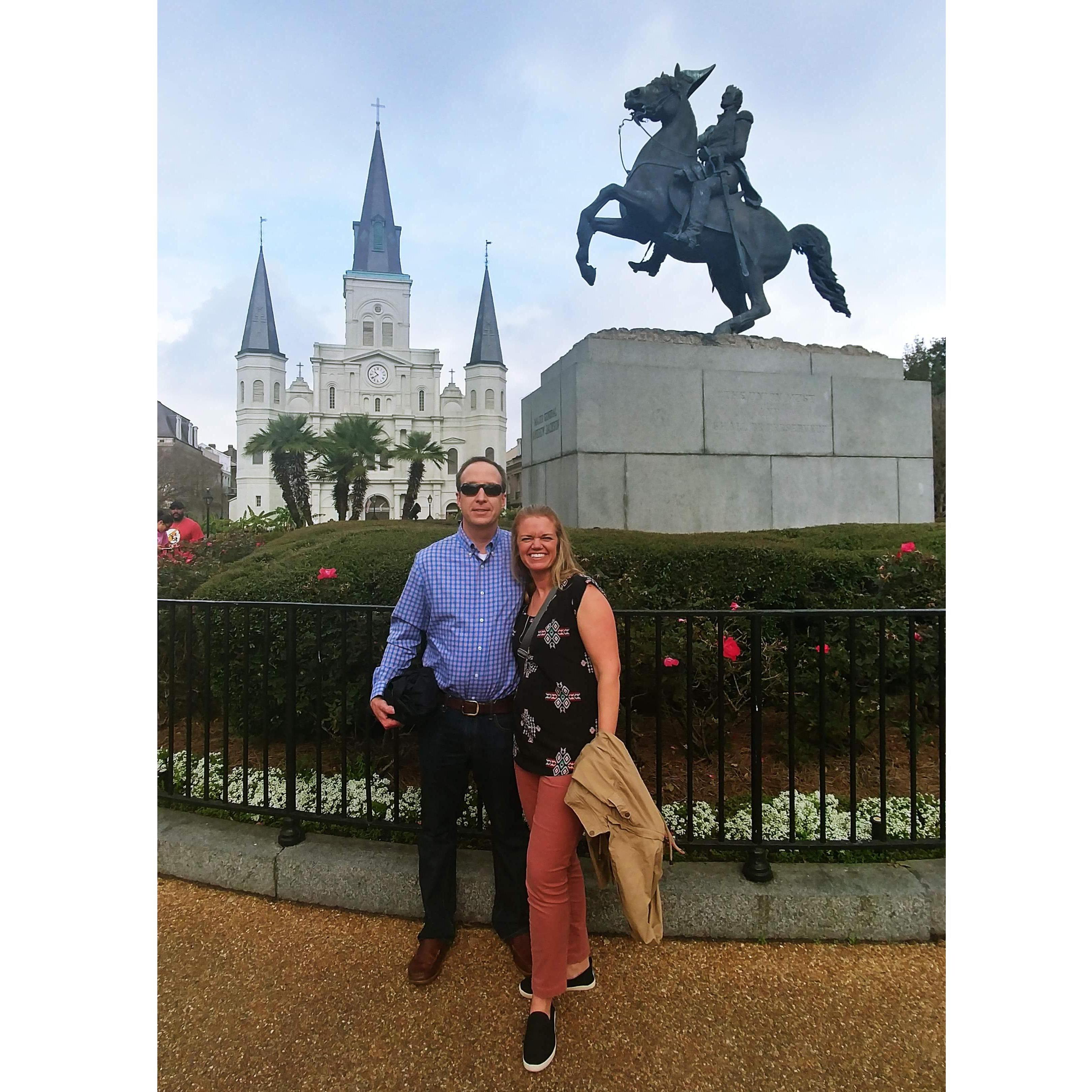 We spent Valentine's Day weekend in New Orleans...my first time! It was a great weekend meeting Mike's mom and touring the area.