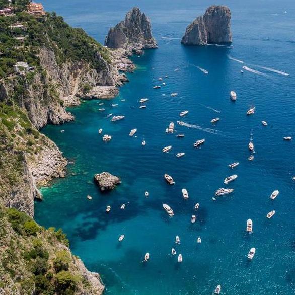 Capri (a few minute ferry ride away)