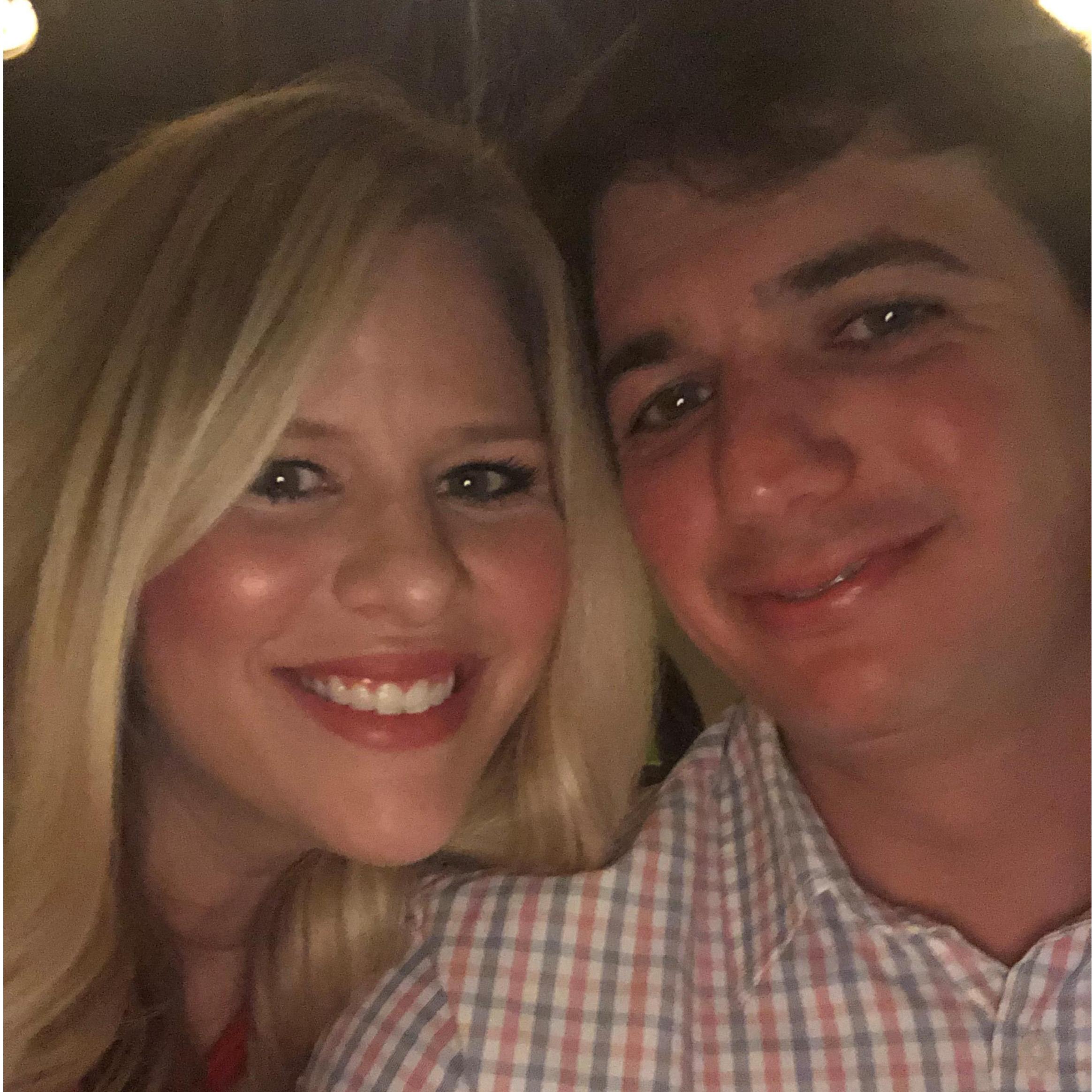 Celebrating one year of dating - March 2020