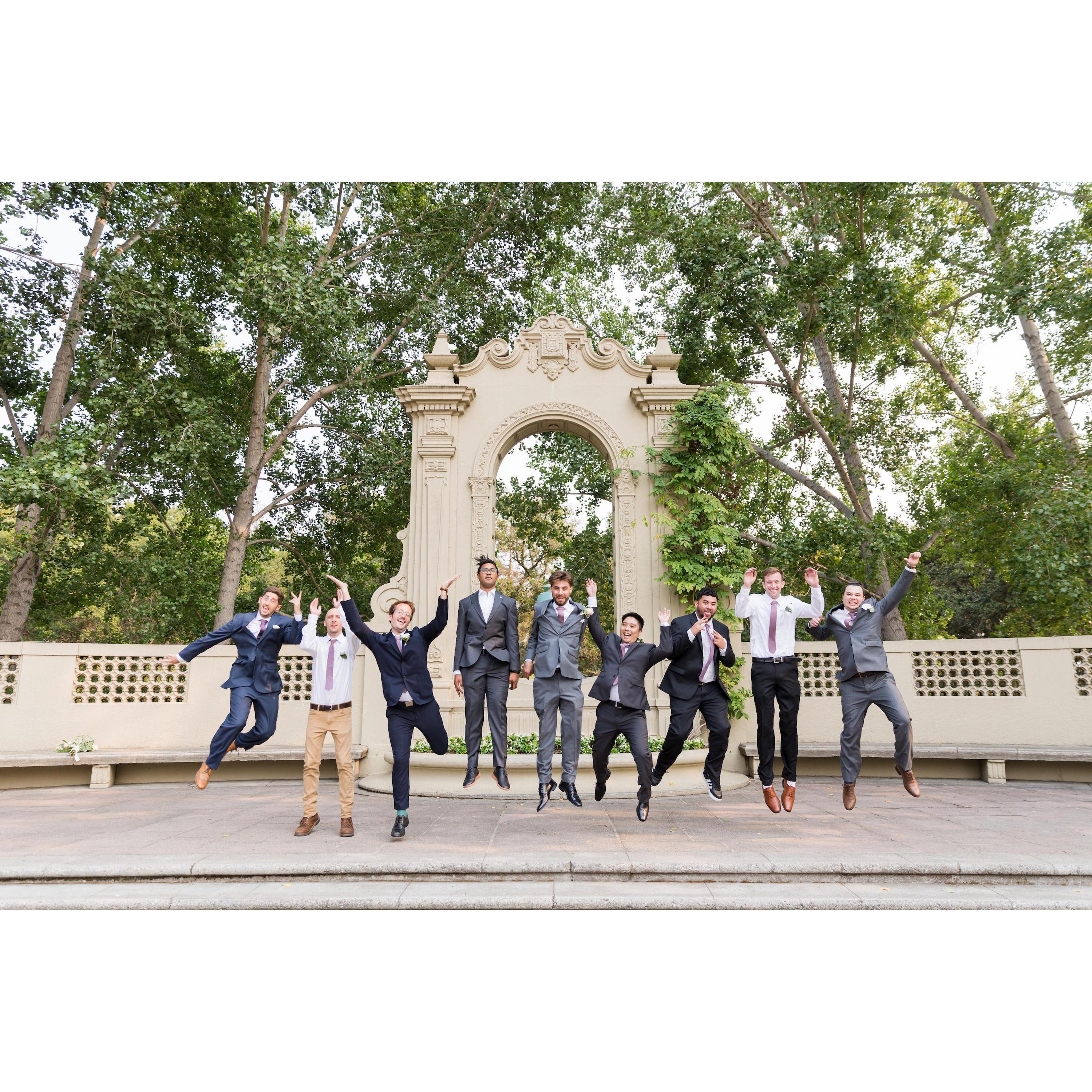 Literally jumping for joy!