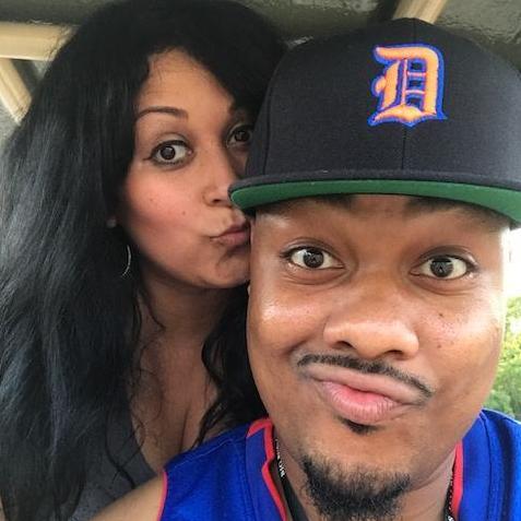 Goofy Picture of us at the Zoo great Day