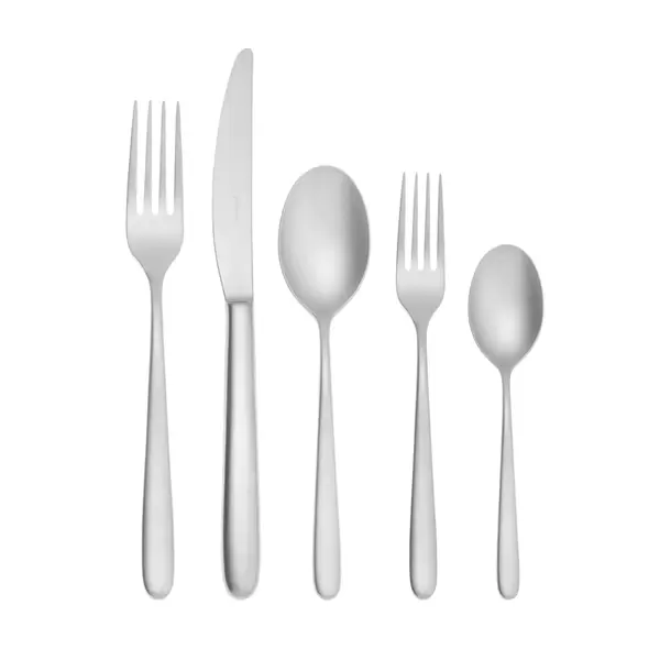 Hannah Antico 18/10 Stainless Steel Antico finishing 5 pcs Place Setting, solid handle
