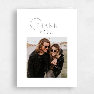 White Wedding Thank You - Okavango Photo
