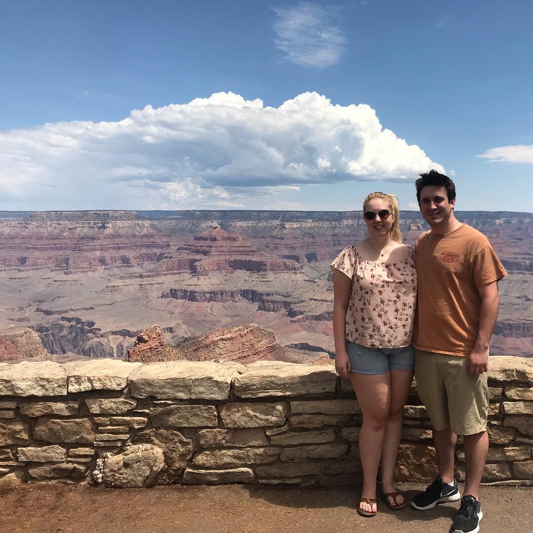 Brad & Amber Dawn at the Grand Canyon, 2018