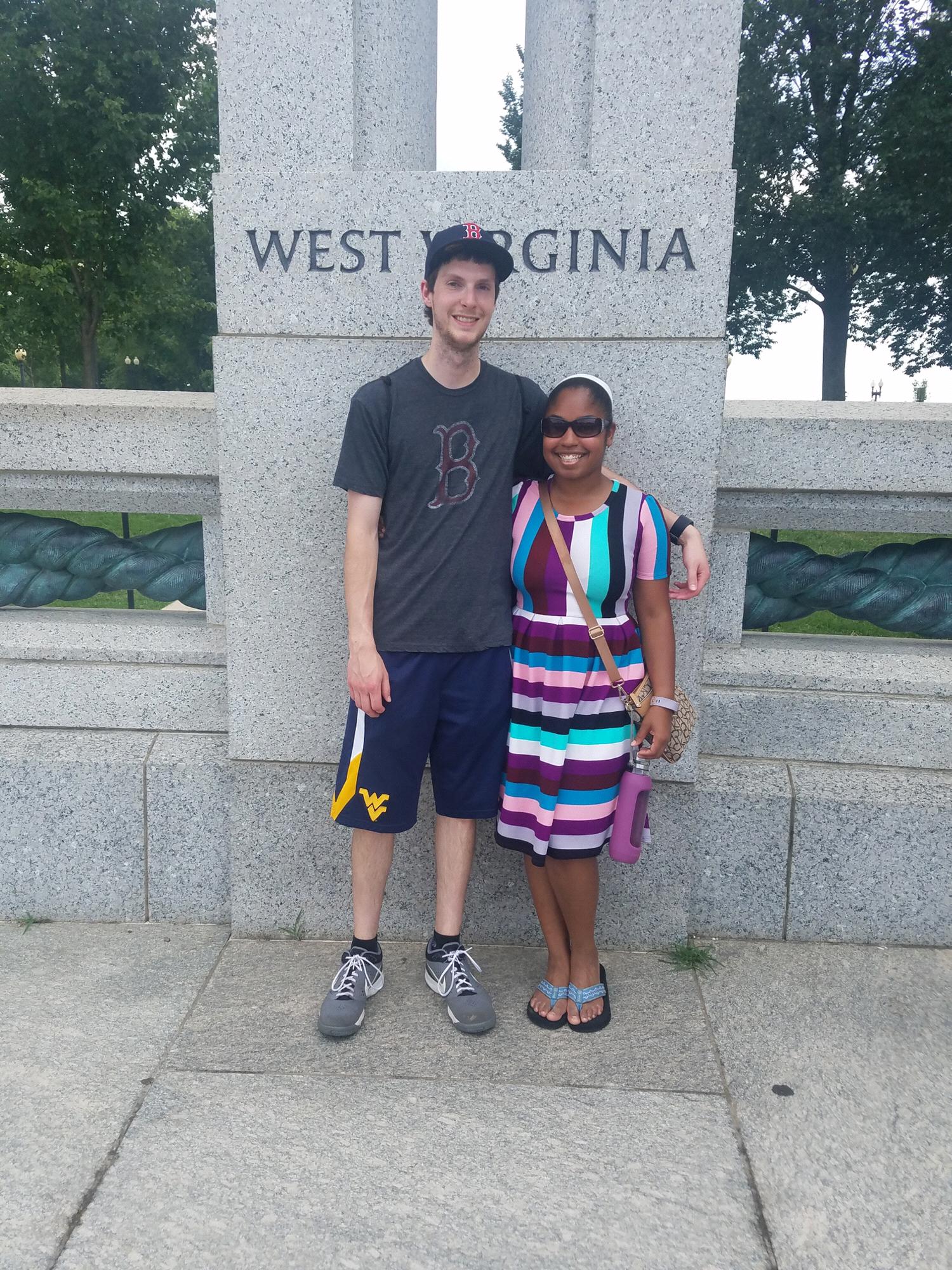 Trip to DC where Stephen unintentionally repped home and WV the entire time with his clothing
