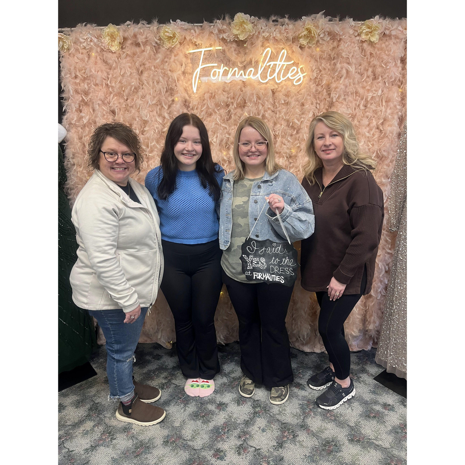 Said "Yes!" to my dress with close family friends January 27th, 2024