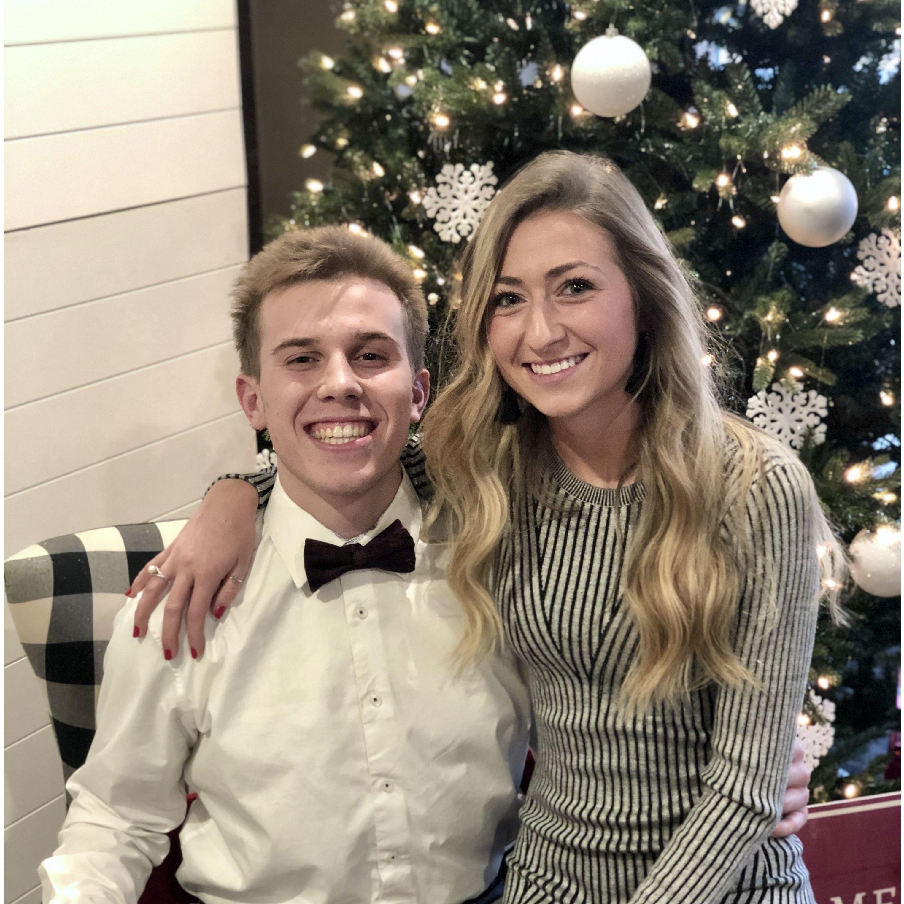 December 23, 2019: Our first Christmas together :)