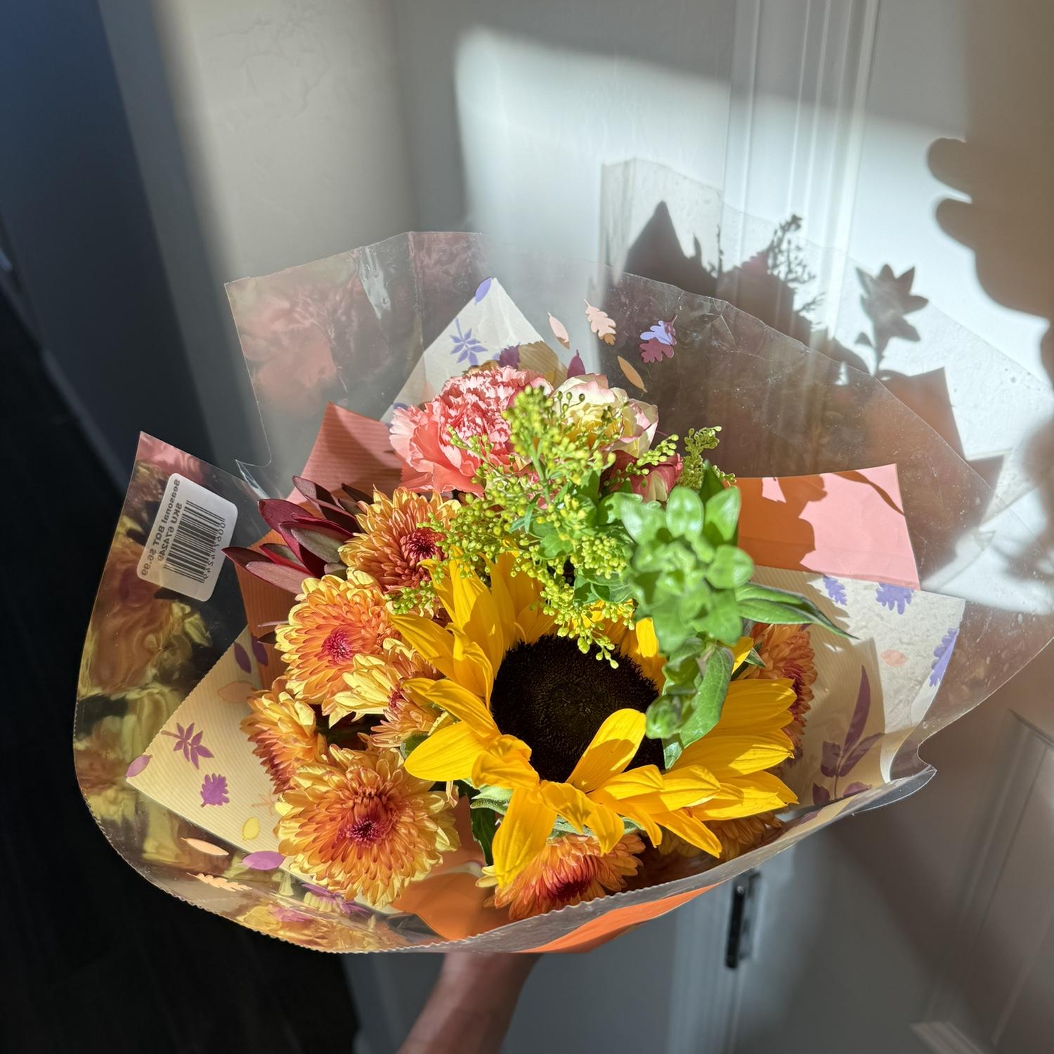 One of the many many beautiful bouquets throughout the time we’ve been together!