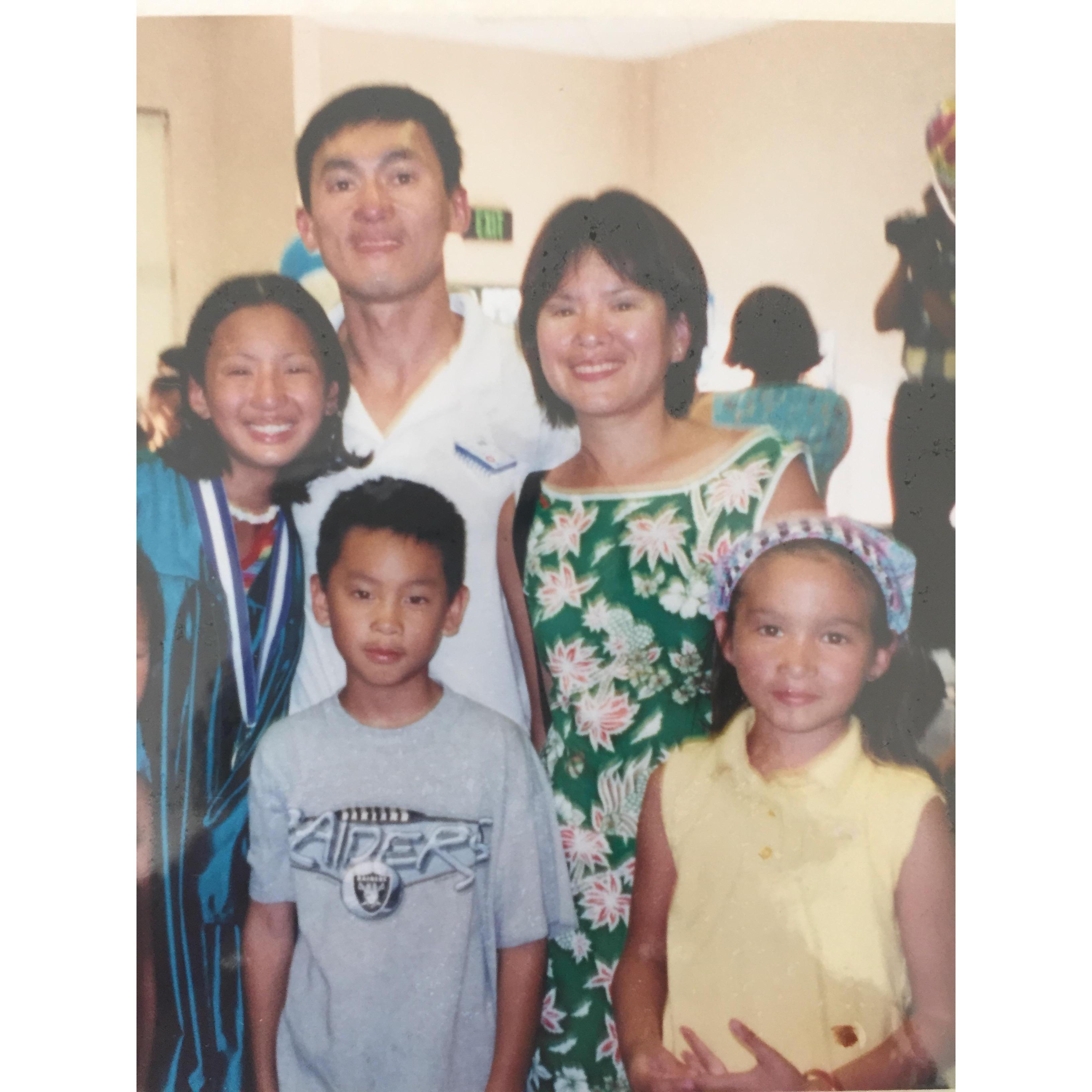 2001- Annie's 8th grade graduation from George Shirakawa Elementary School.