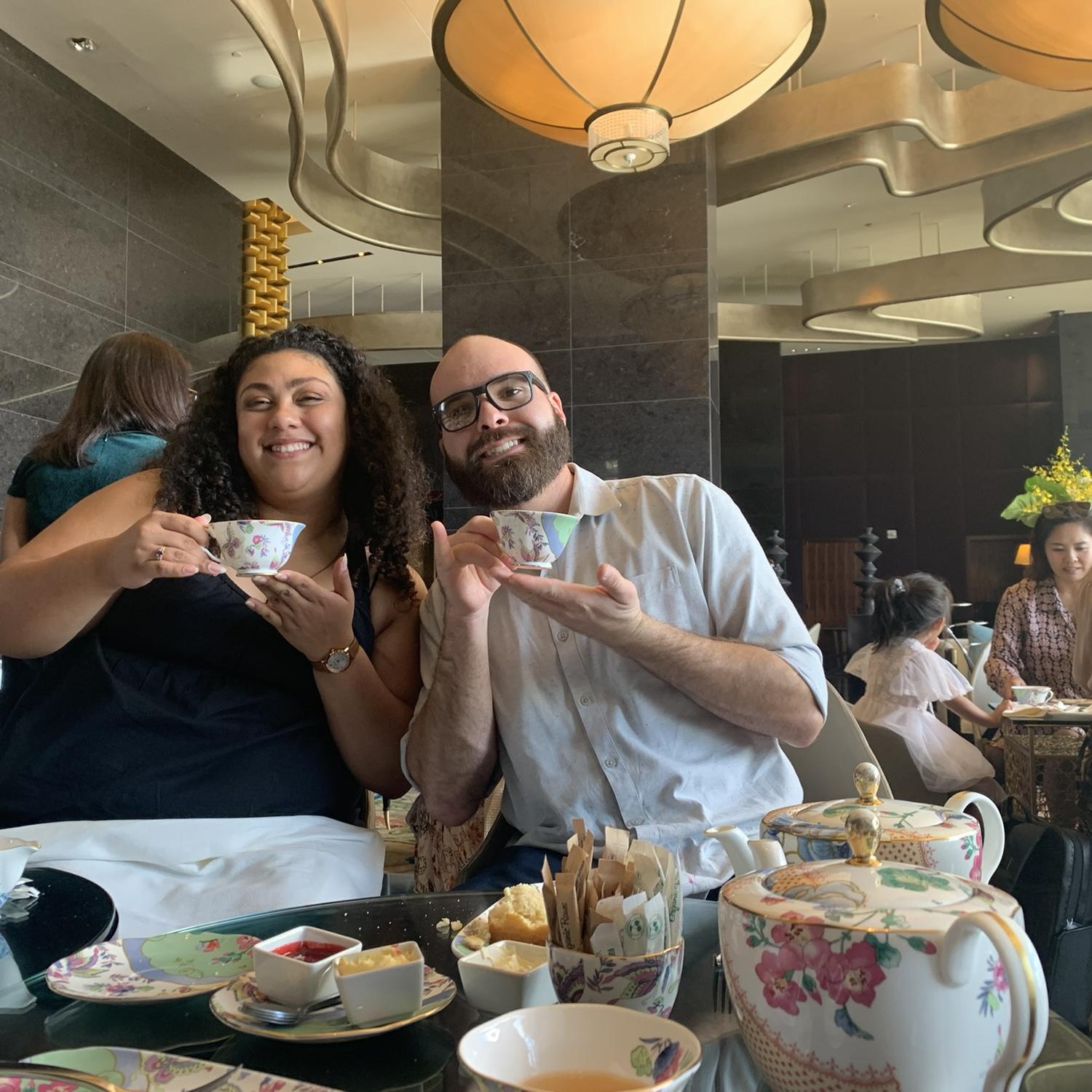 Tea time with the Palmers 🫖