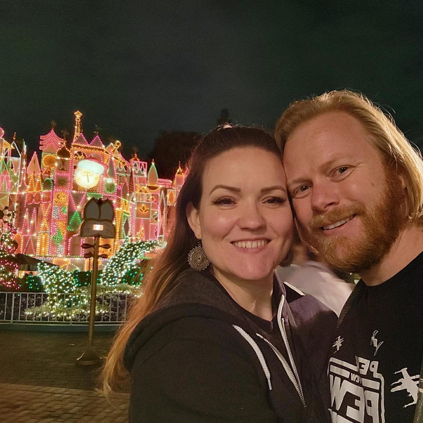 We saw a Small World at Disneyland. Now the only song we can't get out of our heads is each other. :)